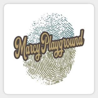 Marcy Playground Fingerprint Sticker